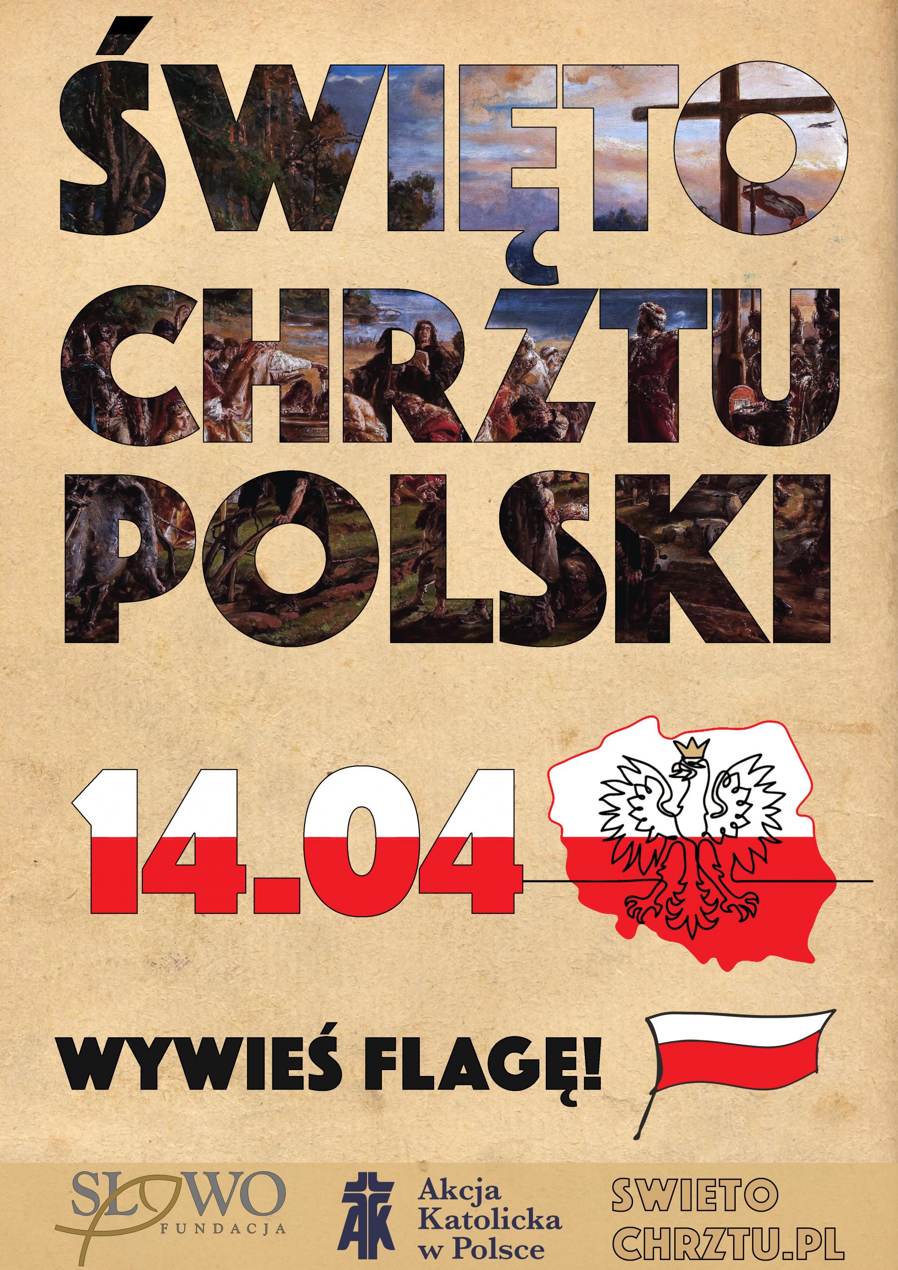 Plakat Święto Chrztu Polski