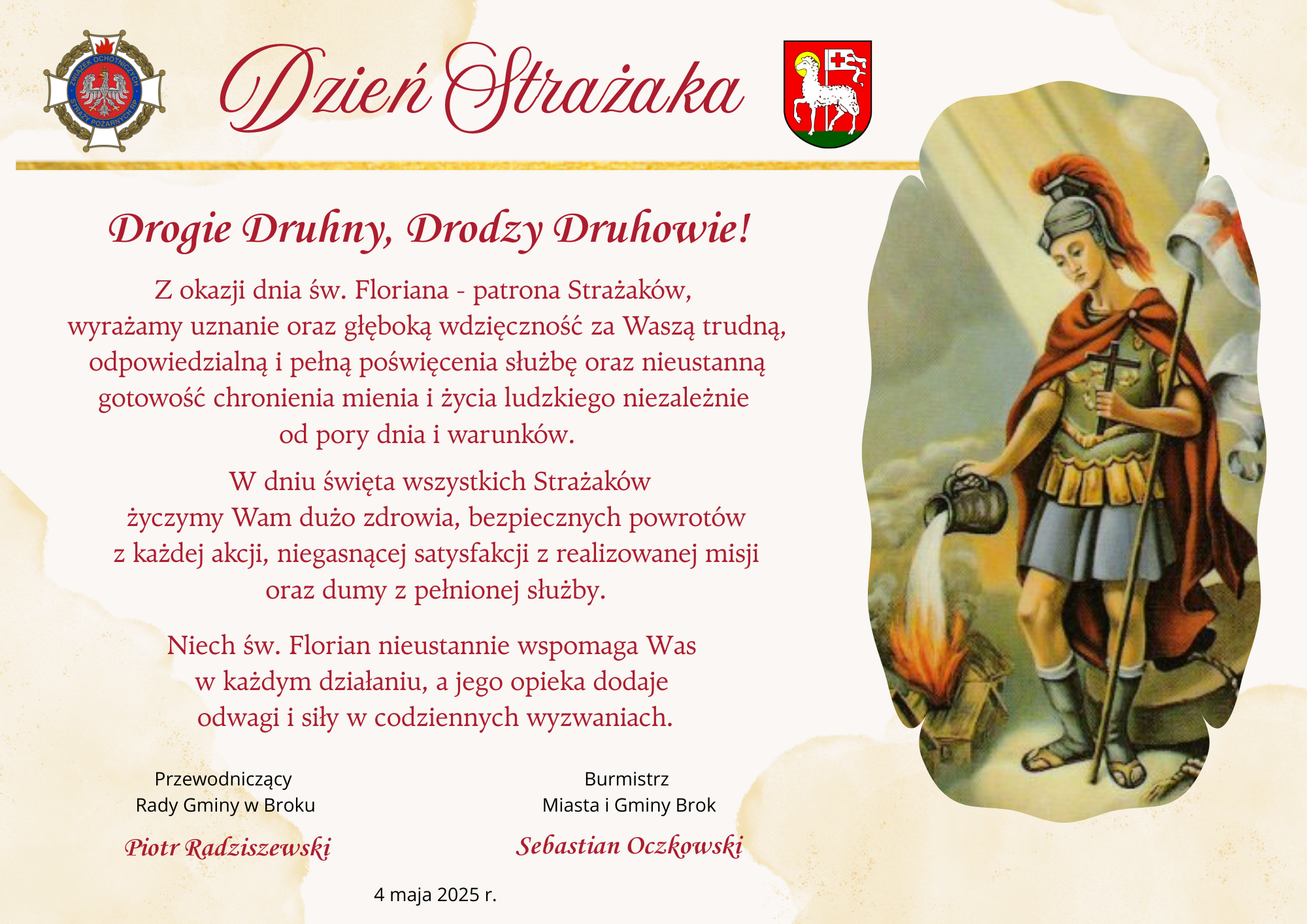4 maja- Dzień Strażaka