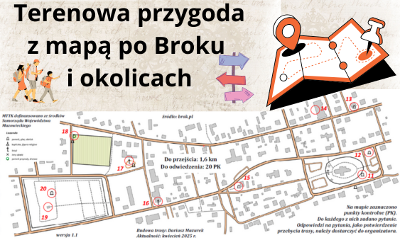 Terenowa przygoda z mapą po Broku i okolicach
