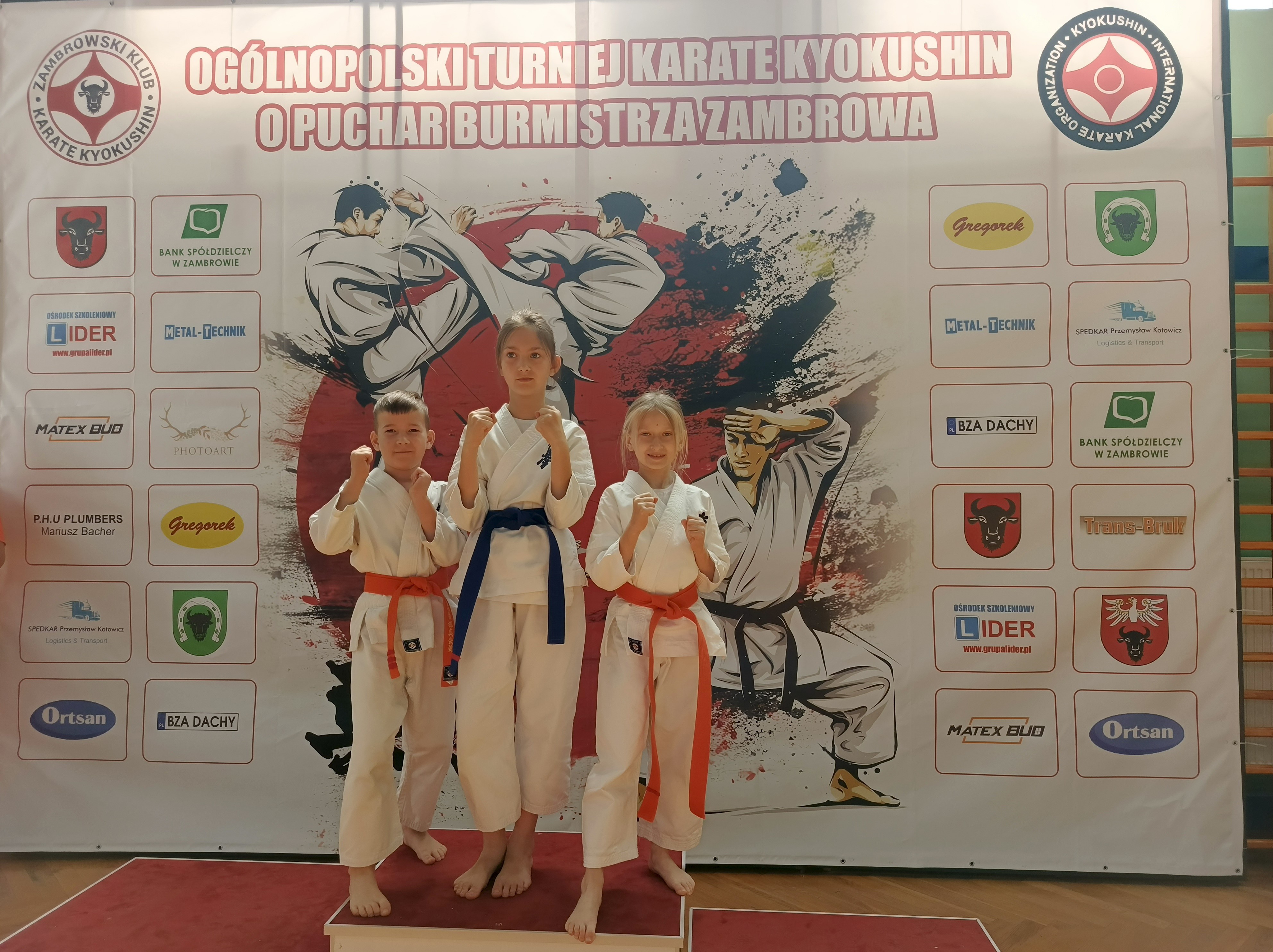 Zawodnicy karate z Broku