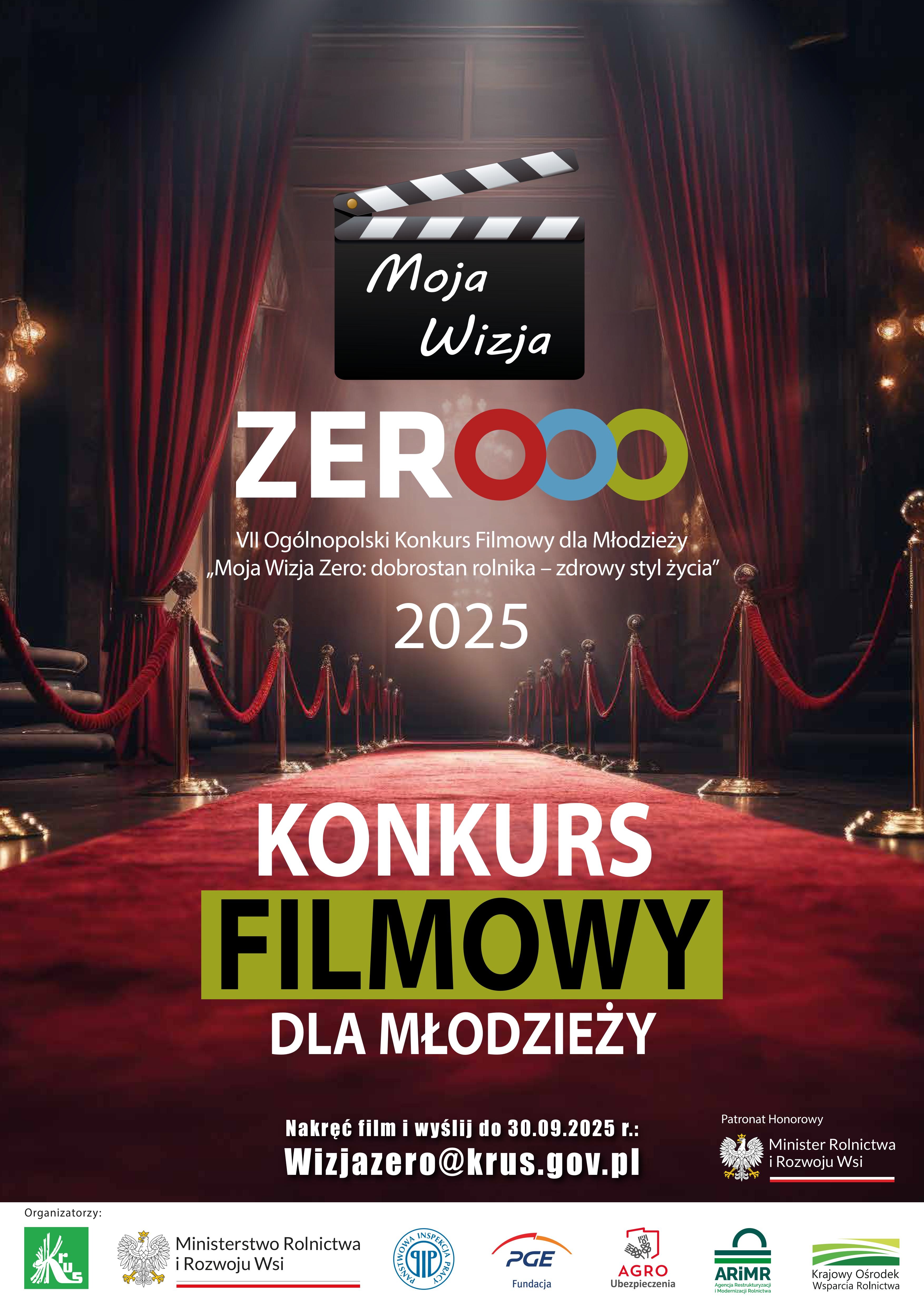 VII edycja Ogólnopolskiego Konkursu dla Młodzieży “ Moja Wizja Zero : dobrostan rolnika – zdrowy styl życia”