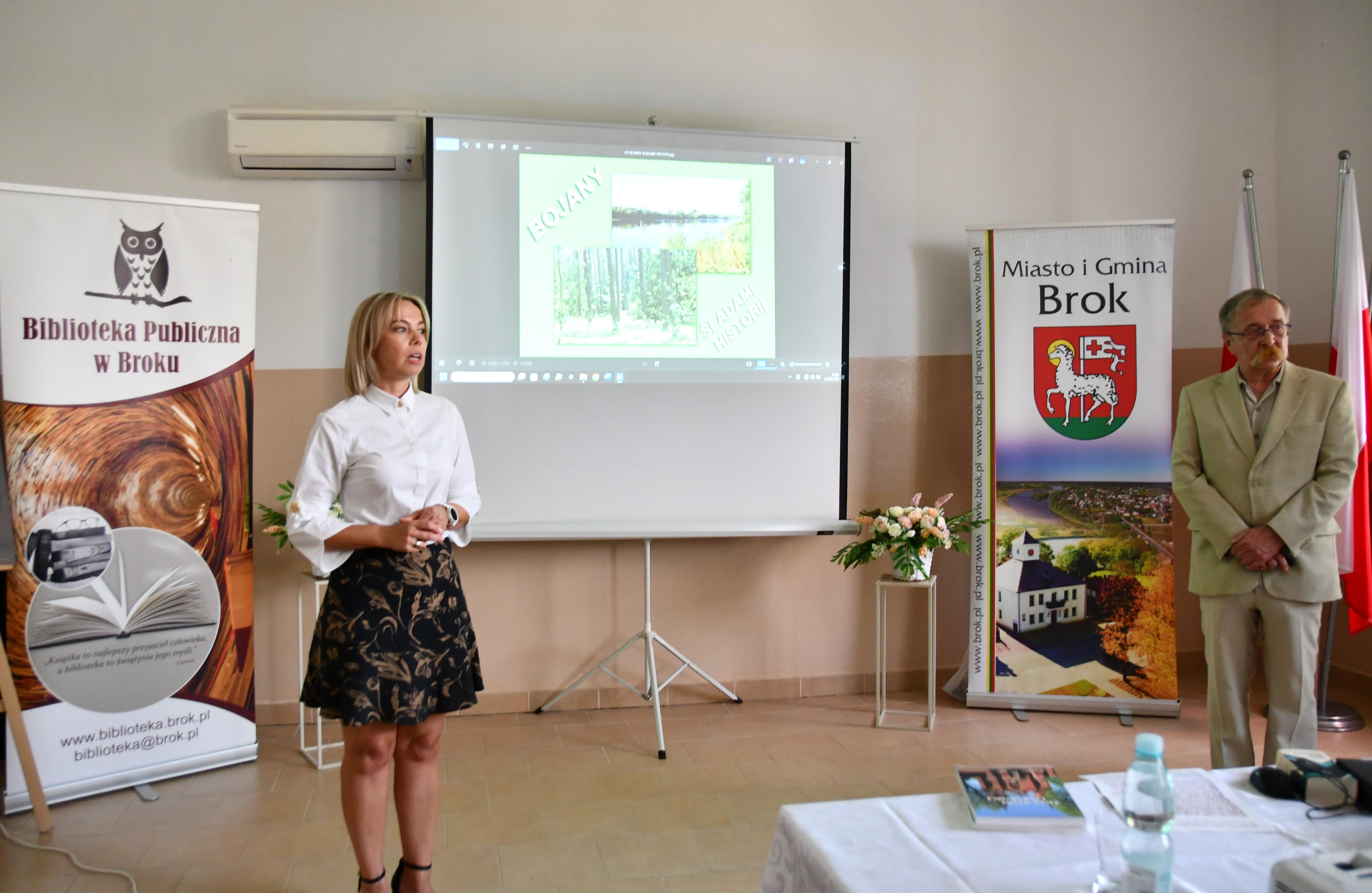 Dyrektor Biblioteki Publicznej w Broku i Radna Powiatu Ostrowskiego Pani Ewa Młynarczuk