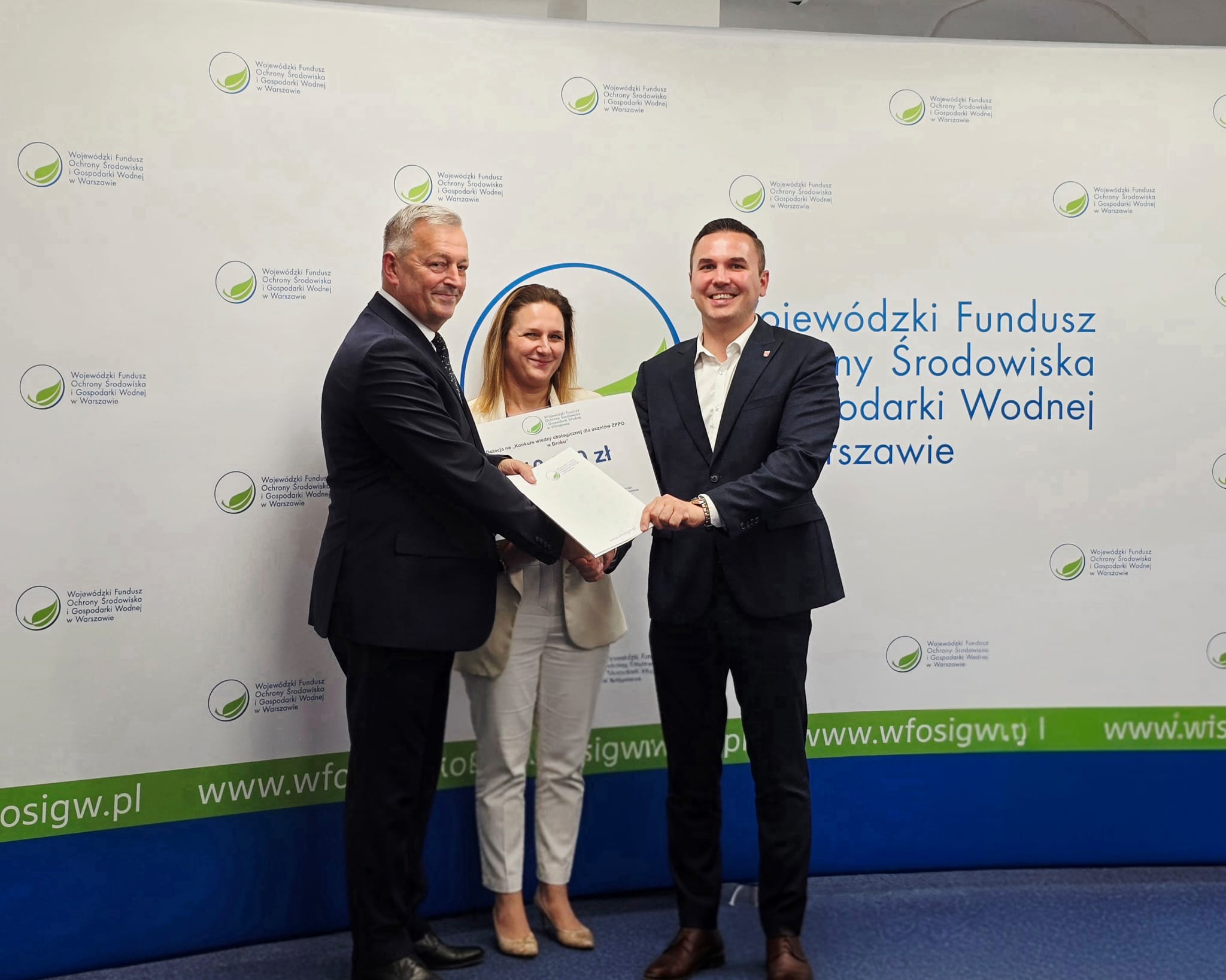 Burmistrz Gminy Brok podpisał umowę z WFOŚiGW