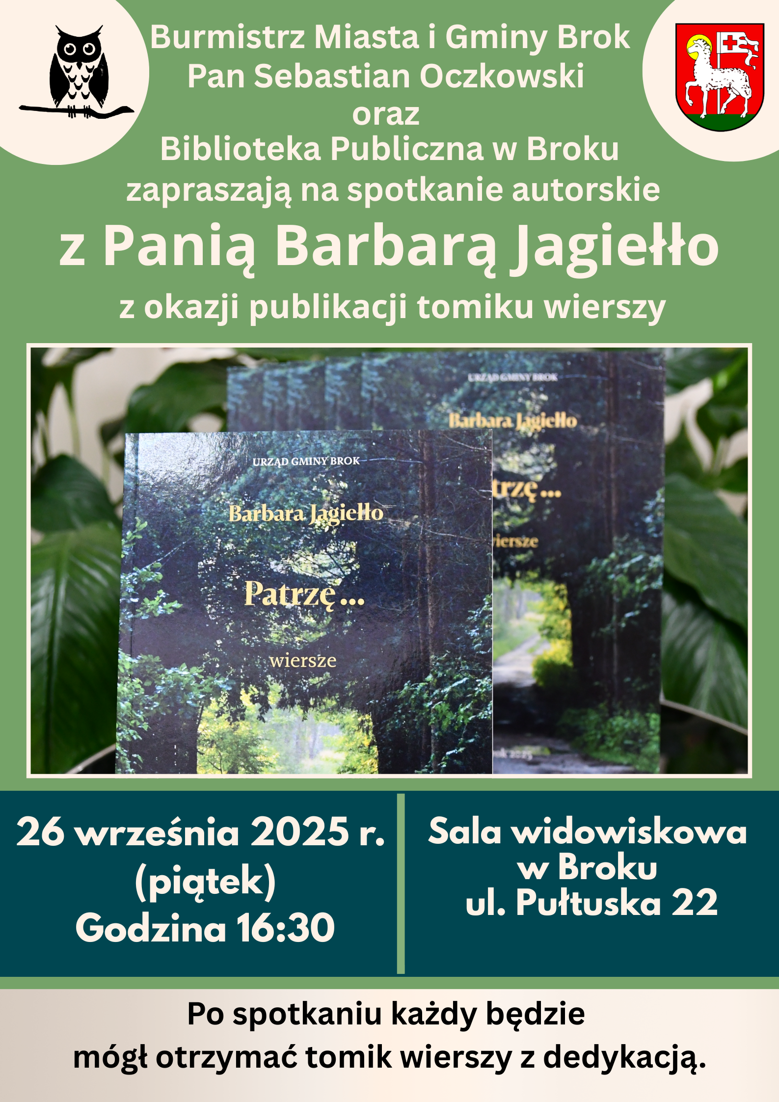 Spotkanie autorskie z Barbarą Jagiełło