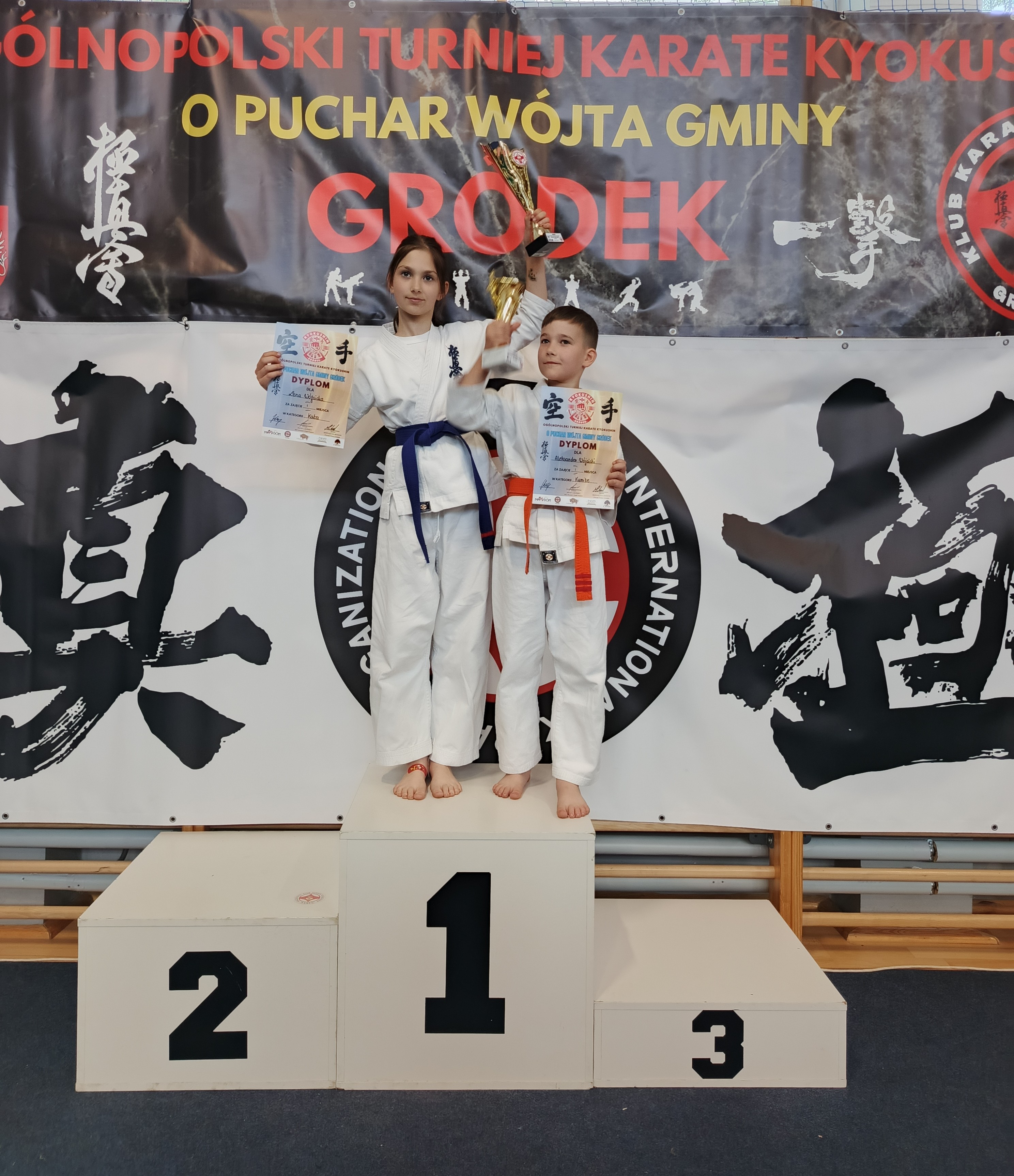 Zawodnicy Brokowskiego Klubu Karate Kyokushinkai z sukcesami na turnieju w Gródku